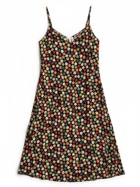 Reformation Floral Slip Dress | Multicolor Daisy Print | Spaghetti Strap